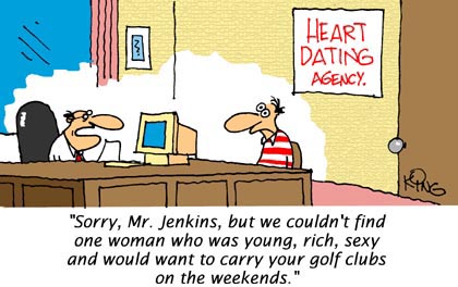 Funny Cartoon - Dating Agency